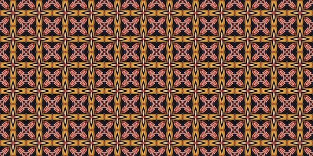 Ethnic pattern Abstract kaleidoscope fabric design texture or background