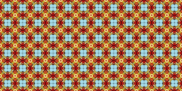 Ethnic pattern Abstract kaleidoscope fabric design texture or background