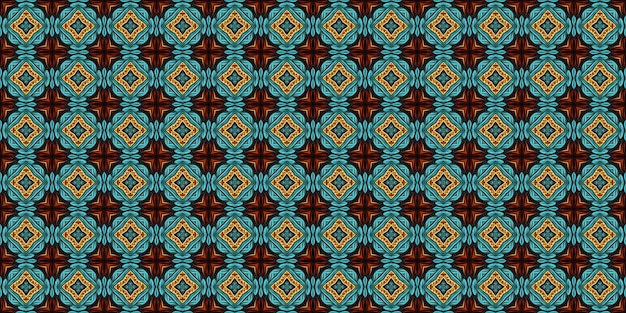 Ethnic pattern Abstract kaleidoscope fabric design texture or background