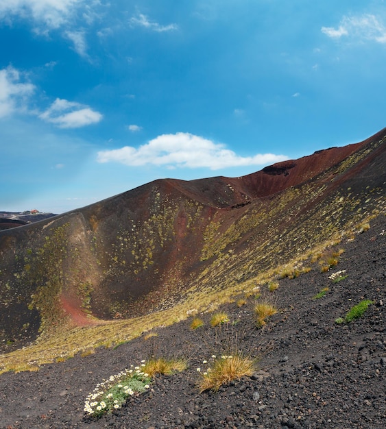 Etna volcano view Sicily Italy