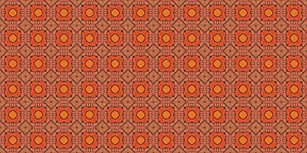 Etnisch boho naadloos patroon Abstracte caleidoscoop stof ontwerp textuur