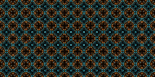 Etnisch patroon Abstracte caleidoscoop stof ontwerp textuur of achtergrond