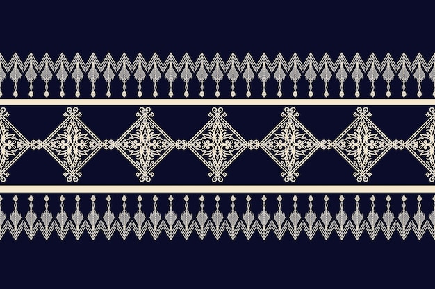 Etnisch vintage retro oosterse geometrische stijl naadloos patroon Abstract traditioneel folk Ikat