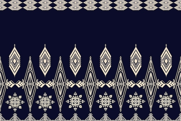 Etnisch vintage retro oosterse geometrische stijl naadloos patroon Abstract traditioneel folk Ikat