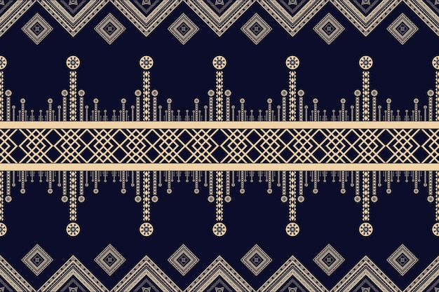 Etnisch vintage retro oosterse geometrische stijl naadloos patroon Abstract traditioneel folk Ikat