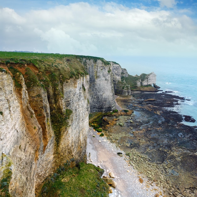 Etretat spring coast France