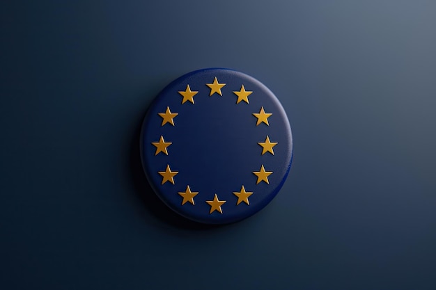 Foto bandiera dell'unione europea