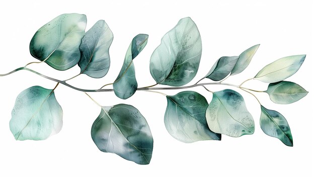 Eucalyptus aquarelle