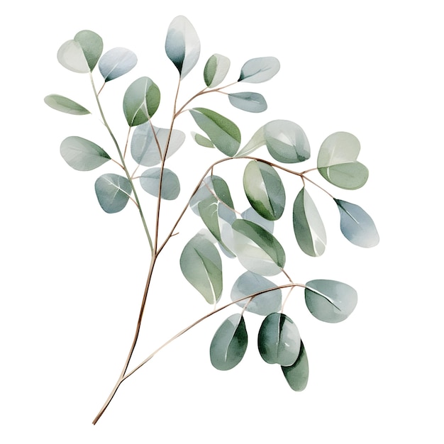 Photo eucalyptus green leave