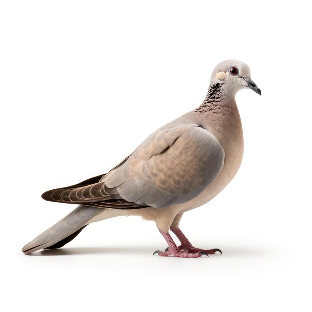 Photo eurasian collareddove isolated