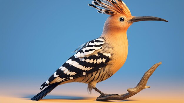 Photo eurasian hoopoe or common hoopoe upupa epops