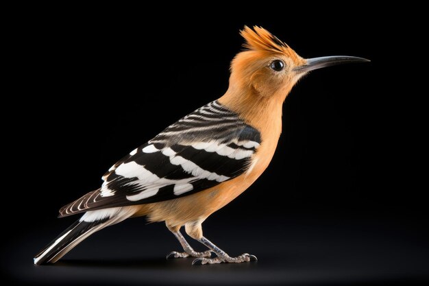 Photo eurasian hoopoe upupa epops in the wild