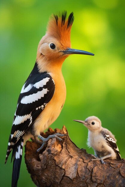 Photo eurasian hoopoe