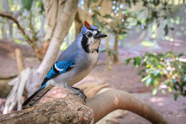 Photo eurasian jay garrulus glandarius