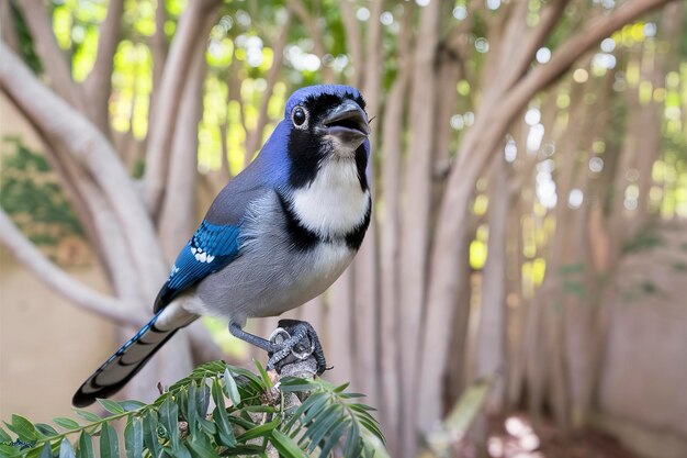 Photo eurasian jay garrulus glandarius