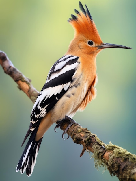 Euraziatische Hoopoe vogel