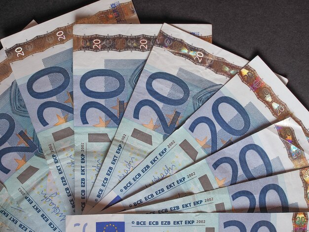 Euro bank notes