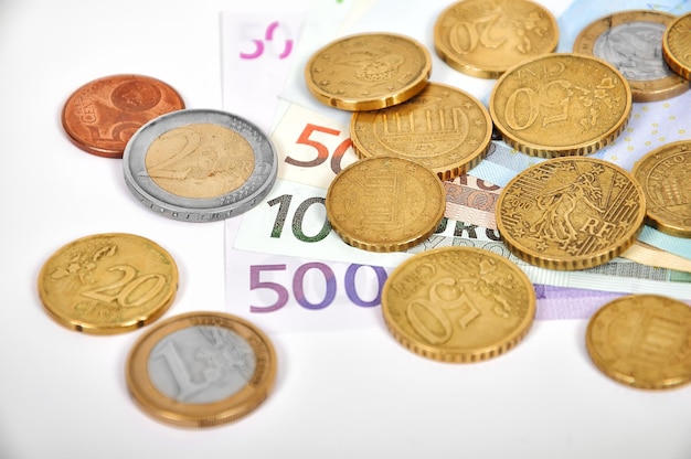 Euro biljet geld