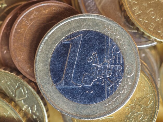 Euro coins, European Union