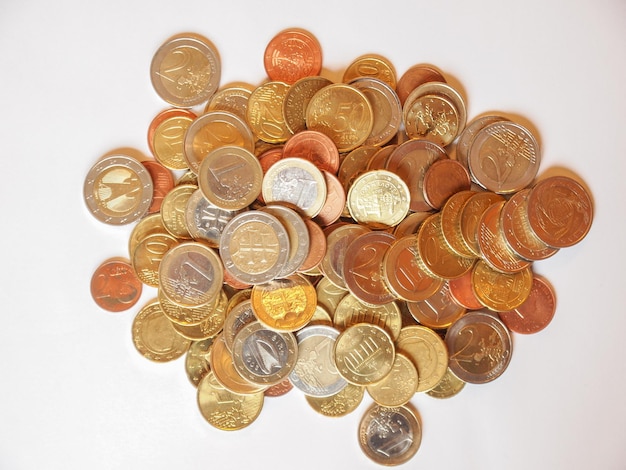 Euro coins European Union