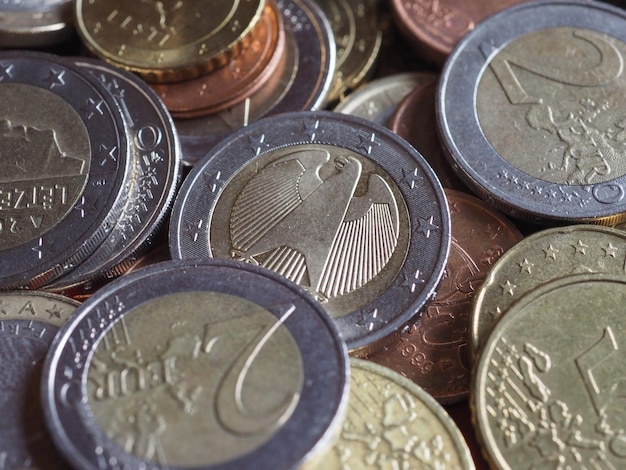 Euro coins European Union