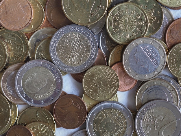 Euro coins, European Union