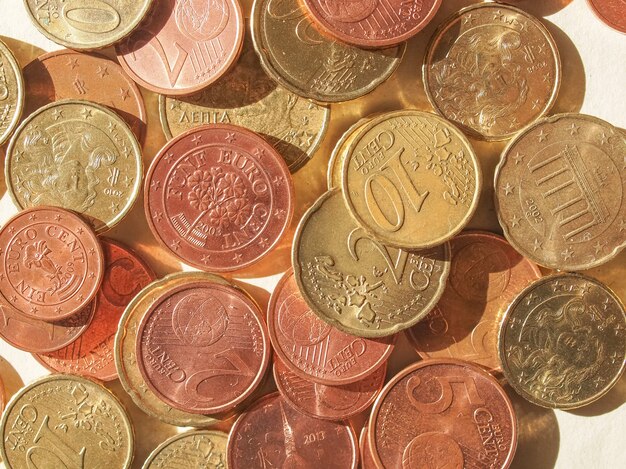 Euro coins, European Union