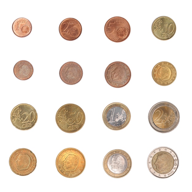 Photo euro coins full series