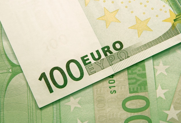 Photo euro money background