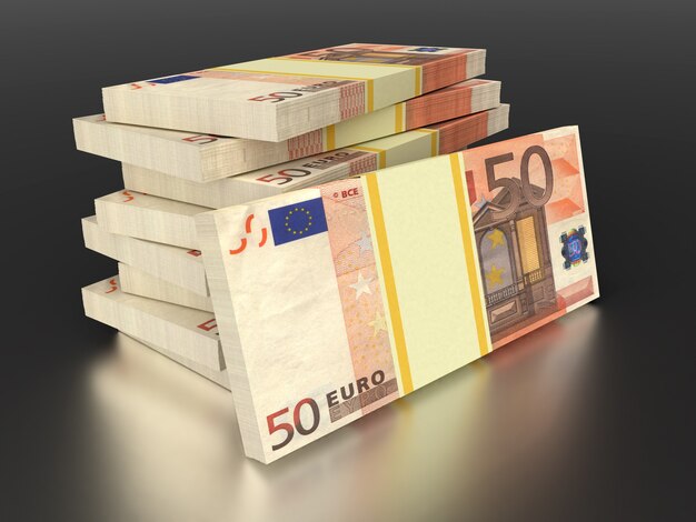 Euro money. Business and finance concepts. Euro currency.