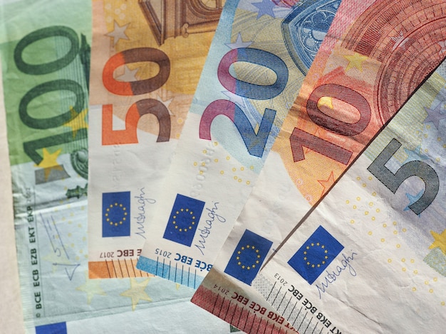 Banconote in euro, unione europea