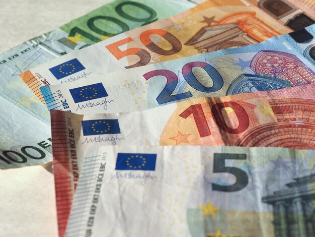 Banconote in euro unione europea