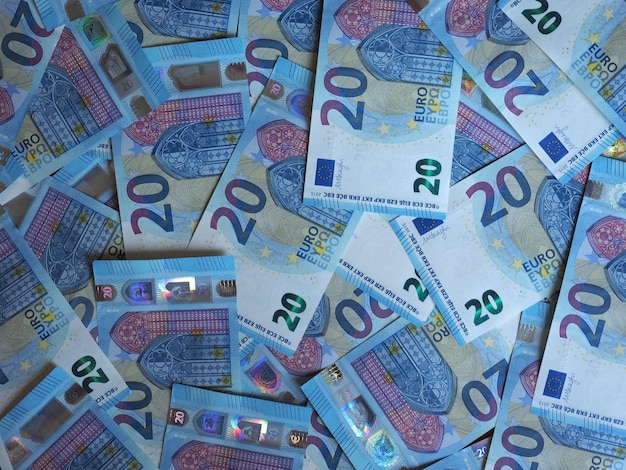 Banconote in euro unione europea