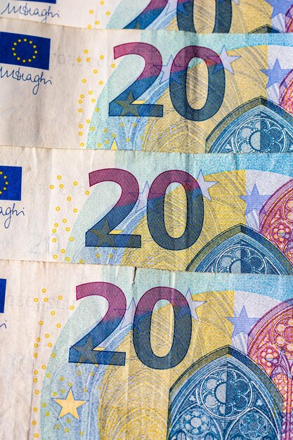 Euro-valuta Europa inflatie Euro-geld Valuta van de Europese Unie