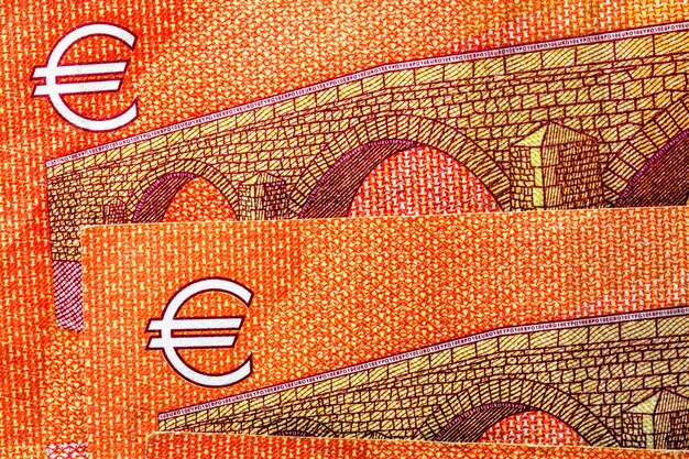 Euro-valuta Europa inflatie Euro-geld Valuta van de Europese Unie