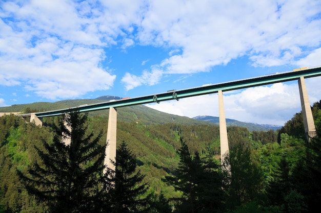 Europabrug bij Innsbruck Hoogste brug van Europa