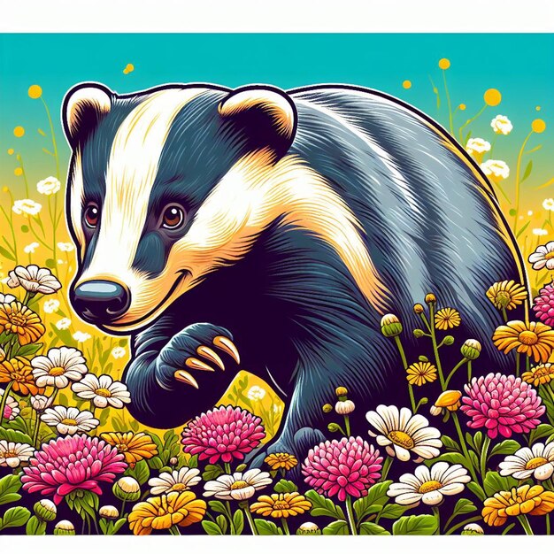 european badger