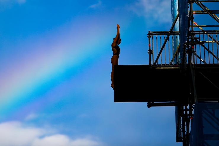 Photo european championship in rome 2022 women high jump in foro italico stadium