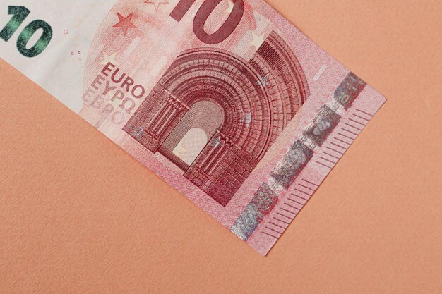 European currency money euro banknotes