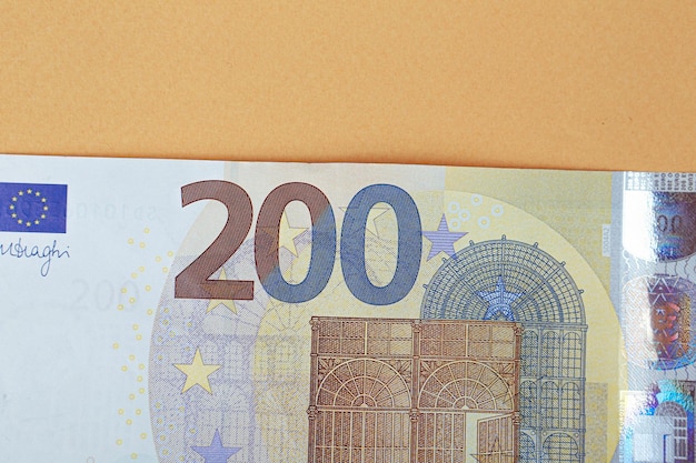 European currency money euro banknotes