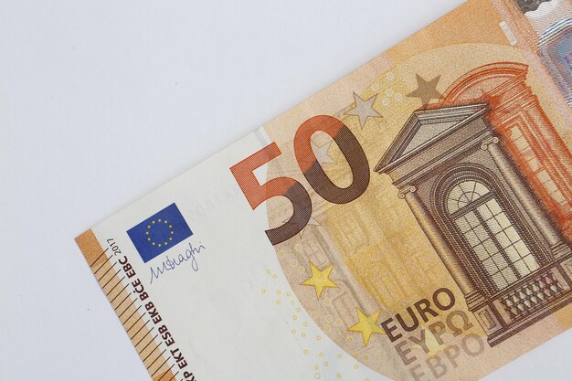 European currency money euro banknotes