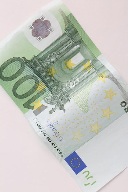 European currency money euro banknotes