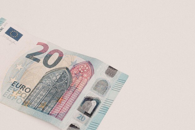 European currency money euro banknotes