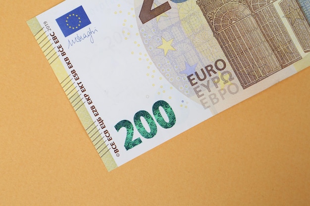 European currency money euro banknotes