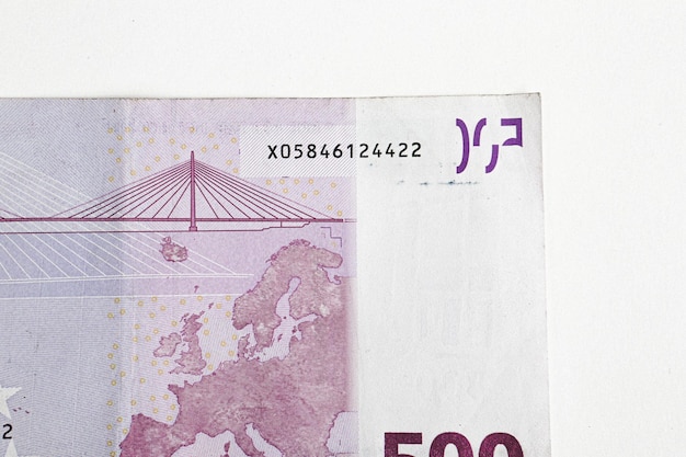 European currency money euro banknotes