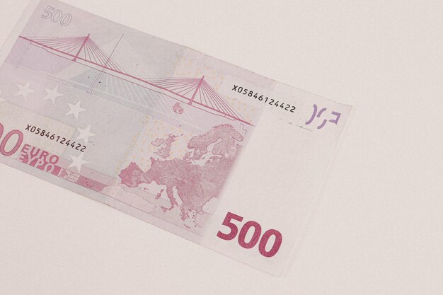 European currency money euro banknotes