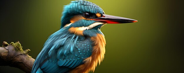 European Kingfisher Alcedo atthis close up