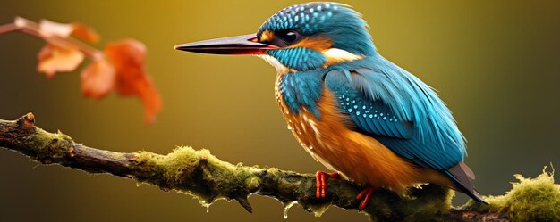 European Kingfisher Alcedo atthis close up