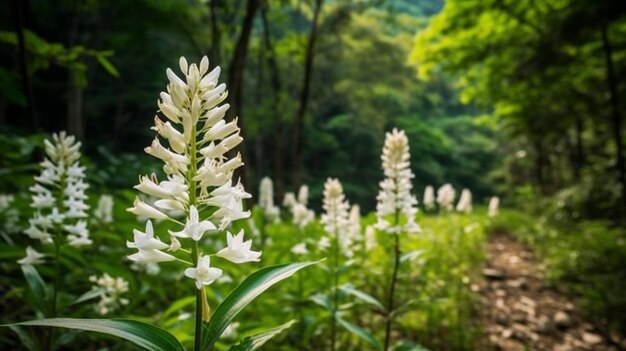 Photo european lily of the valley