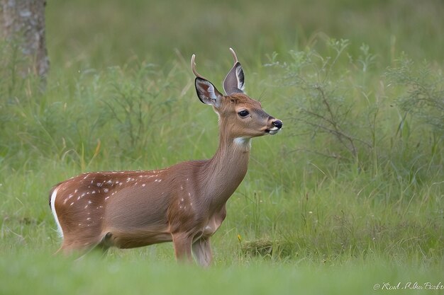 Photo european roe deer